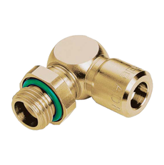 Connectors made of brass for coolant applications, push-in fittings | Eisele coolant fittings