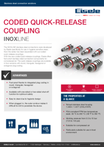 Eisele flyer coded quick-release coupling